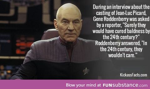 Baldness in the 24th century