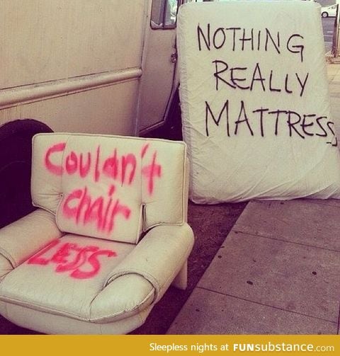 Furniture puns