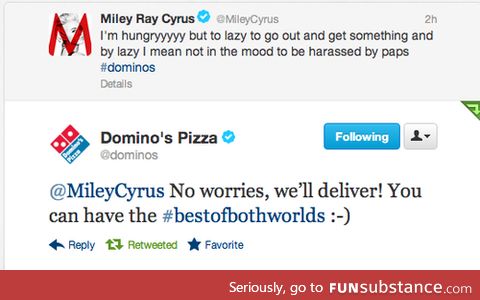 Domino's saw their chance and took it