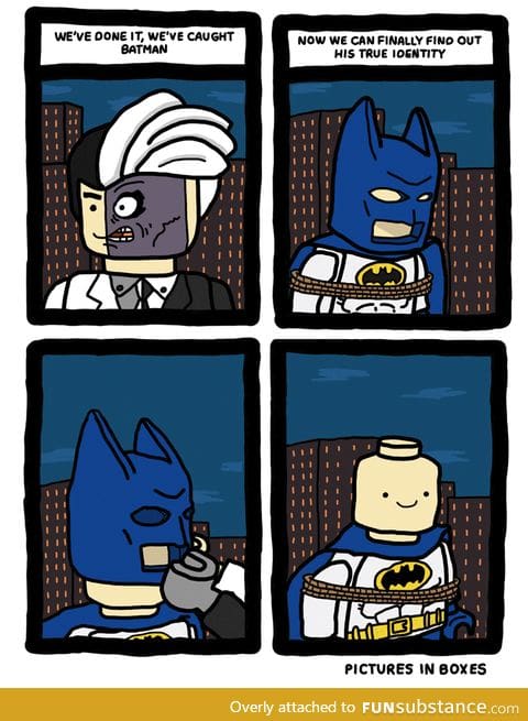 The Unmasking of LEGO Batman