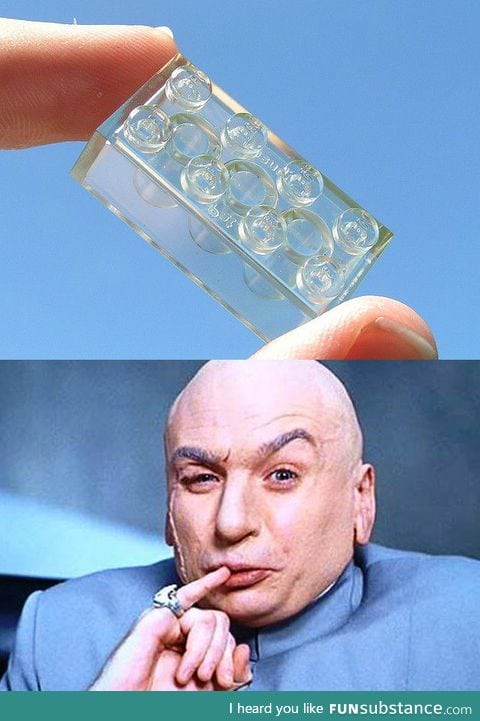 Dr. Evil started his new job at lego