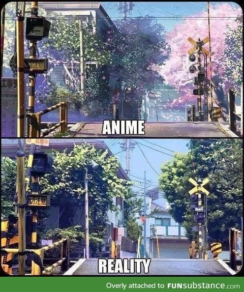 Anime vs reallity