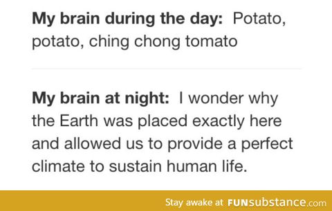 I can't stop laughing at potato potato ching chong tomato someone help me