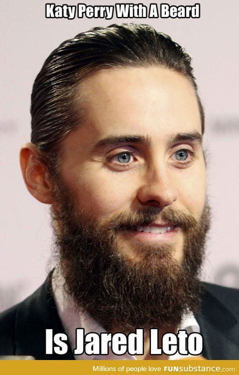 Katy Perry with a beard?