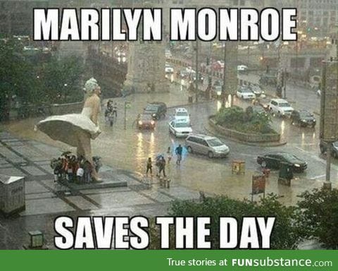 Thank god for Marilyn Monroe