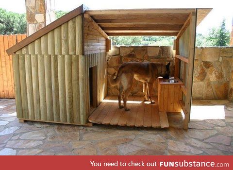 Now that's a dog house