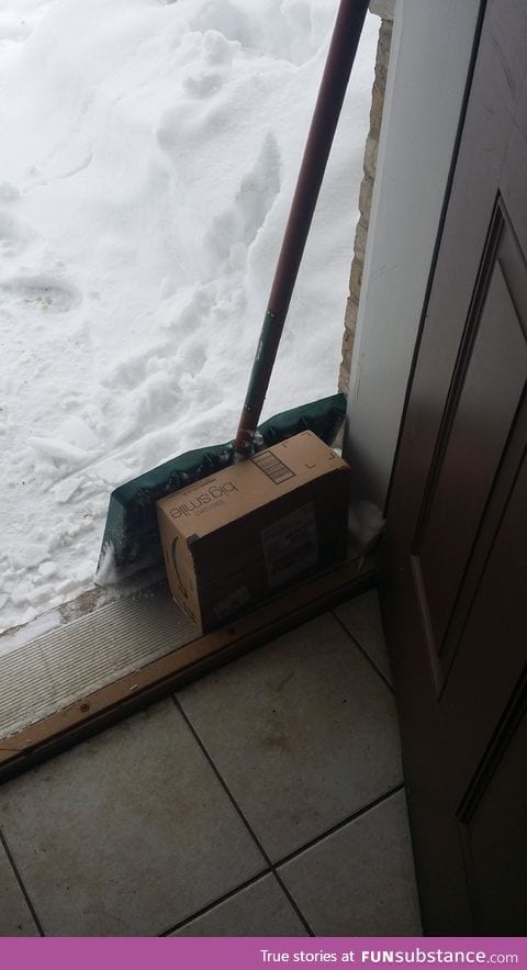 Good guy ups delivery man