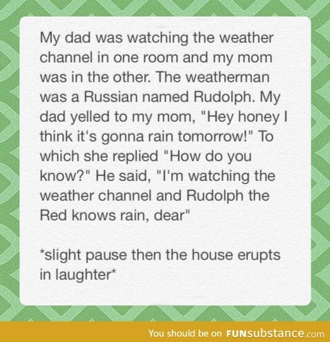 Rudolph dad joke