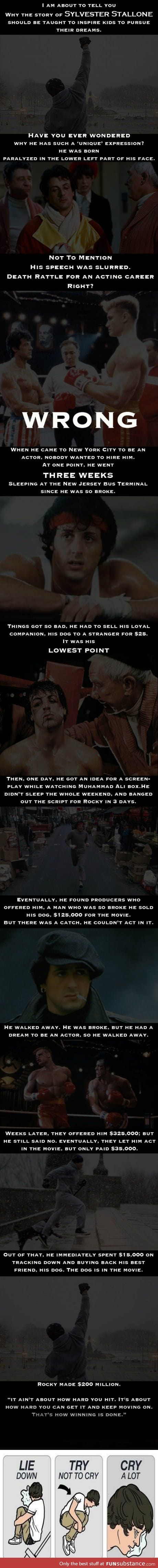 Respect fire Sylvester Stallone