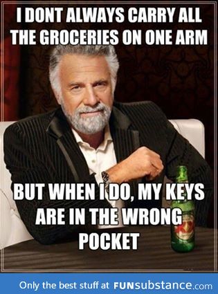 I do this with my keys almost every time