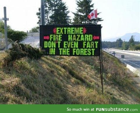 Extreme Fire Hazard