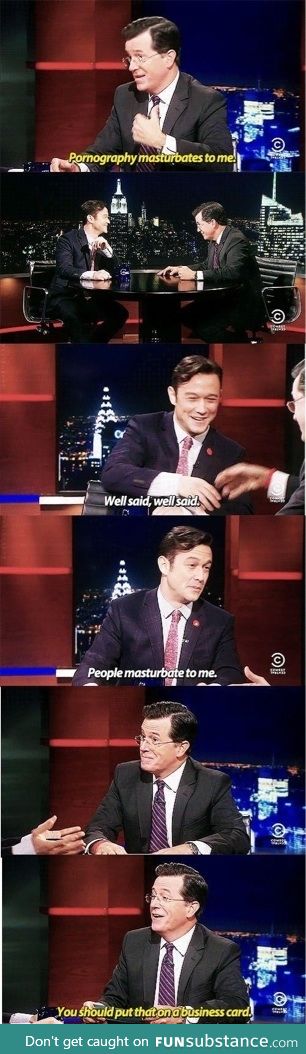 Colbert knows best