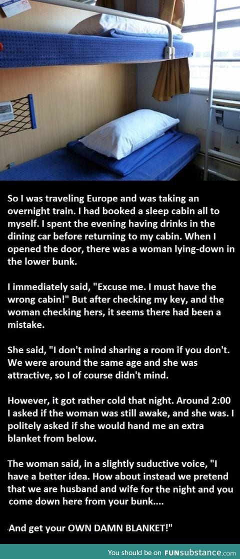 Meeting hot strangers on trains can have some interesting results