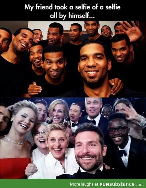 The oscars' selfie is at it again