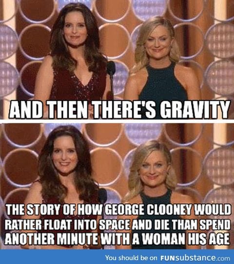 Tina Fey and Amy Phoeler on Gravity