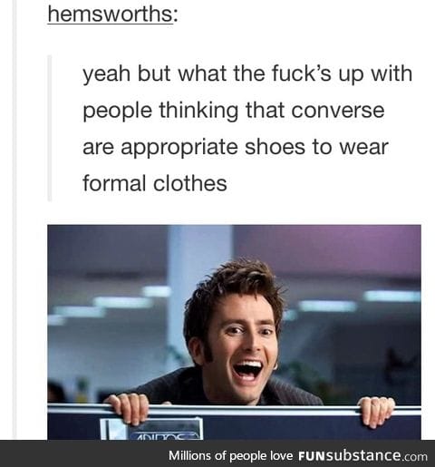Converse are awesome