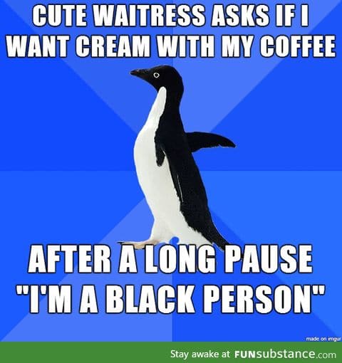 I like my coffee black
