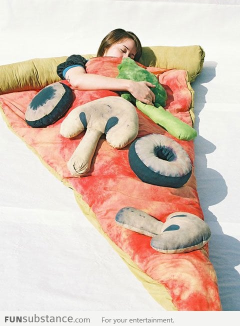 Slice of Pizza Sleeping Bag