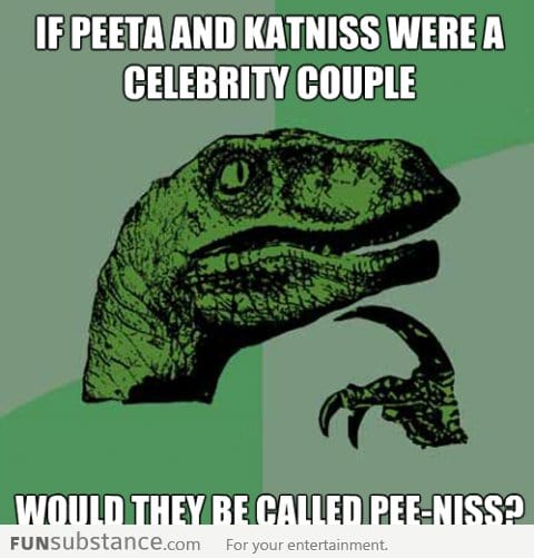 Peeta + Katniss = Pee-Niss