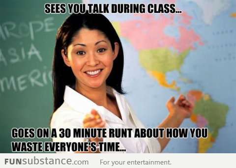 Scumbag Teacher