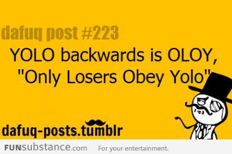 YOLO Backwards