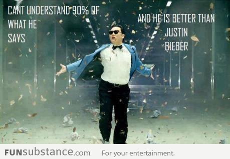 Psy is still Better Than Bieber