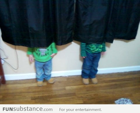 Kids Playing Hide-and-Seek