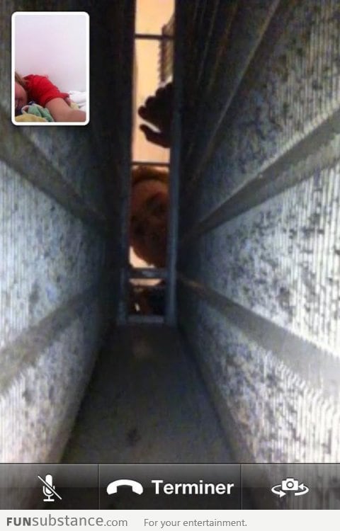 My iPod fell into radiator during Facetime