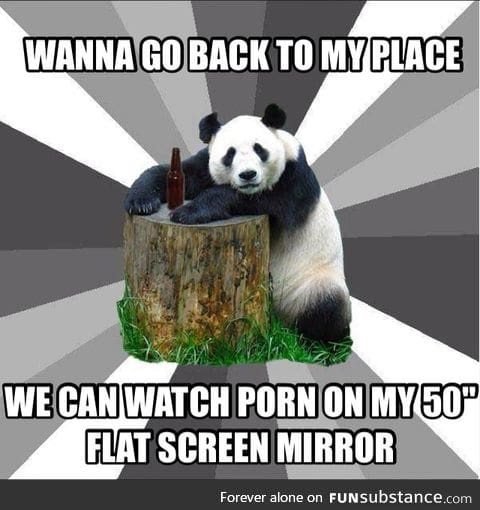 Pickup line panda