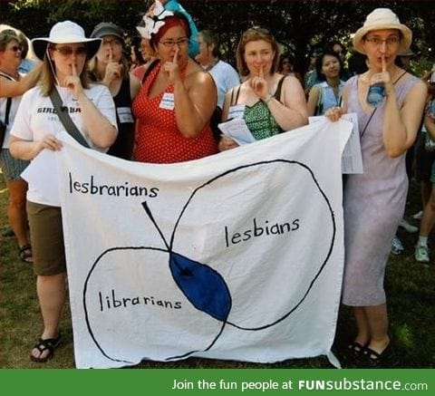 Librarian + Lesbian = Lesbrarian