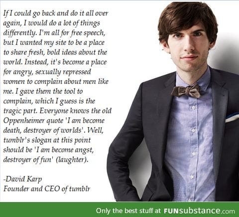 Words from tumblr founder