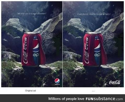 #shotsfired by Pepsi #rocketslaunched by Coke