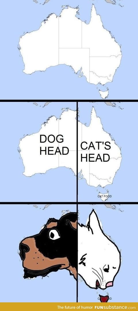 Dog/Cat face in Australia