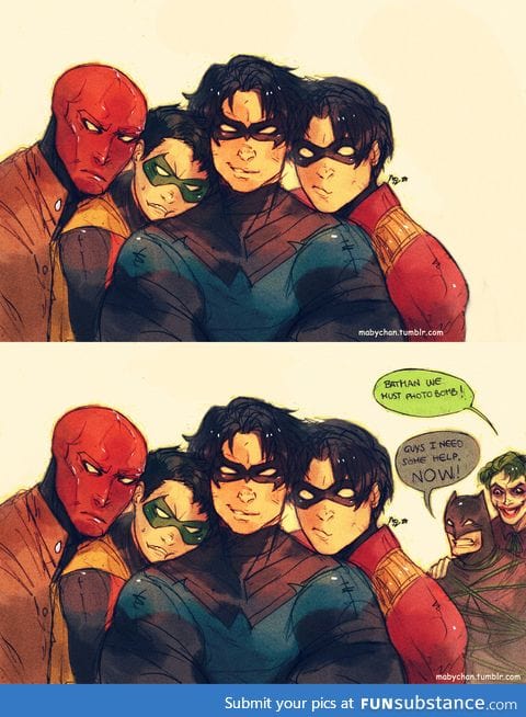 The Robins taking a selfie…