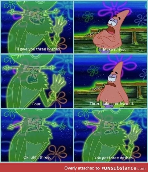 Patrick is such an awesome negotiator