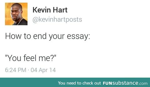 Ending your essay