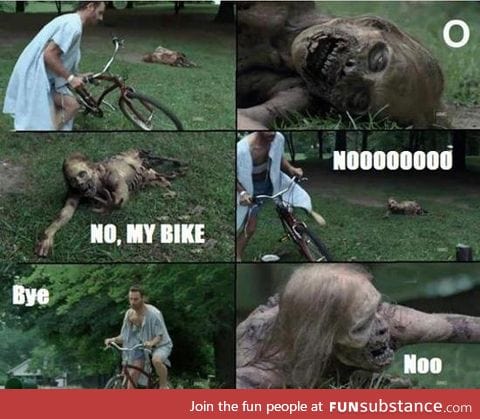 The biking dead