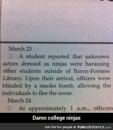 College ninjas