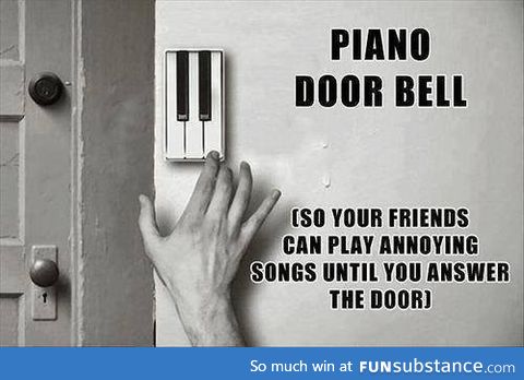 Piano doorbell