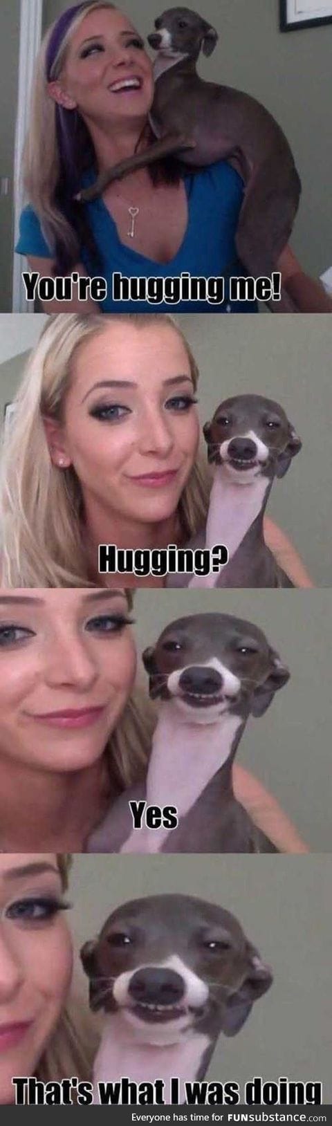 Hugging