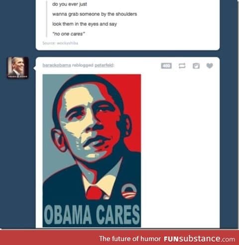 Obama cares