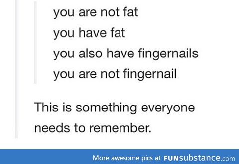 You are not fat!