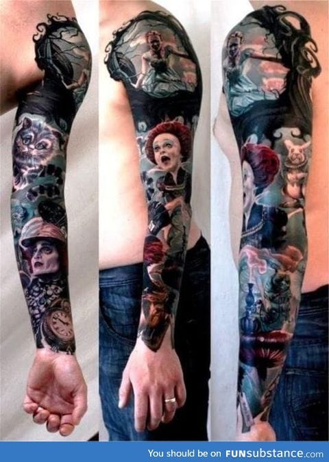 Epic Alice in Wonderland Tat