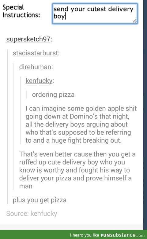 Ordering pizza
