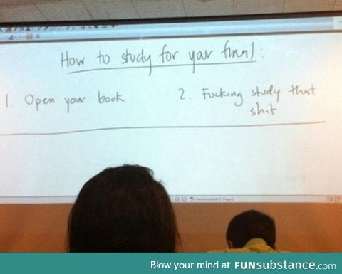 How to study...