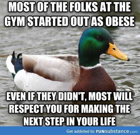 For the people who are embarrassed to go to the gym because they are obese