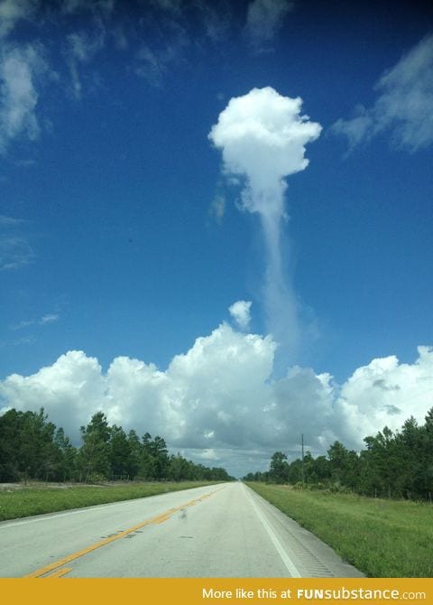 Smallest raincloud ever