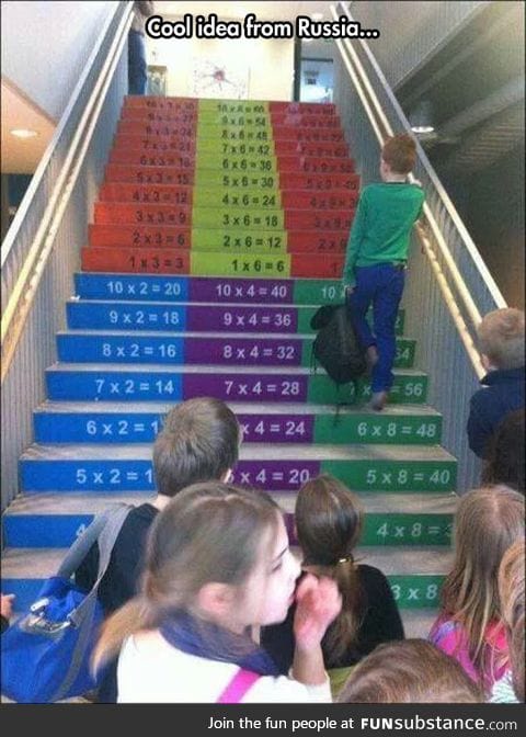 Math stairs