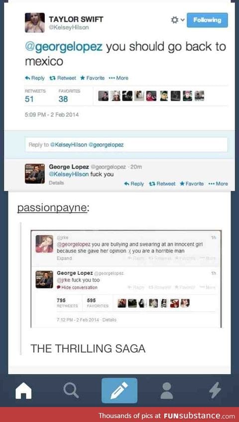 George Lopez keeping it real