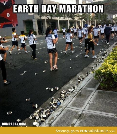 Earth day marathon